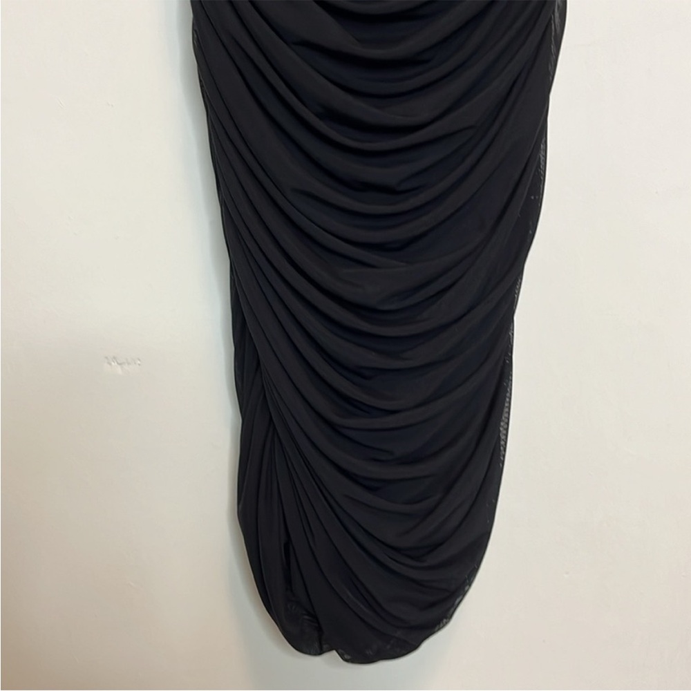 Cameo black ruched strapless bodycon dress - Picture 12 of 13